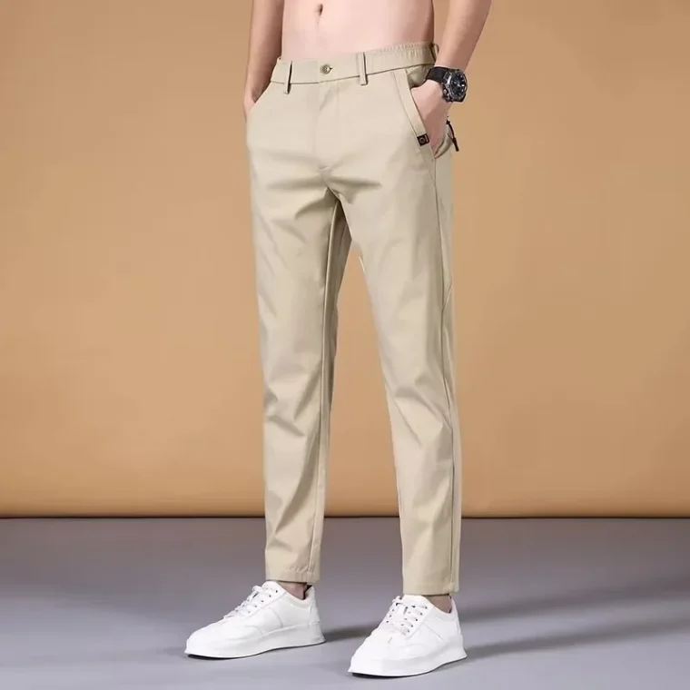 Fashion Men's Pants Summer Suit Pants - Image 3