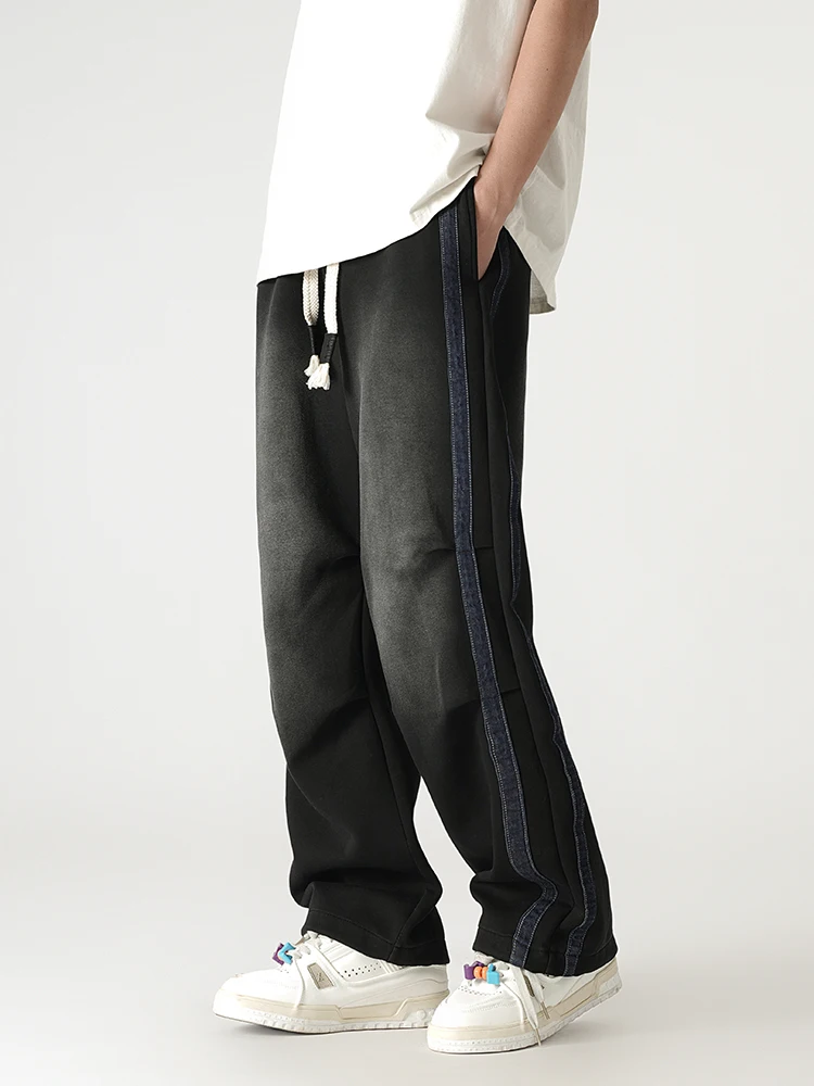 Straight Jogger Pants Casual Long Sweat Trousers