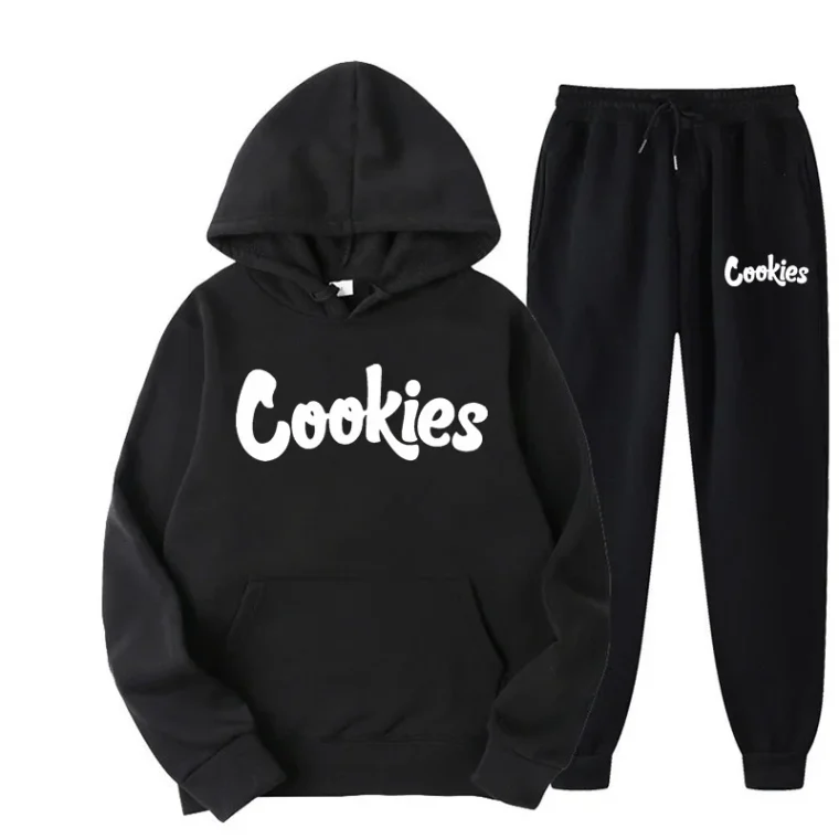 fashion trend hoodie casual two-piece suit