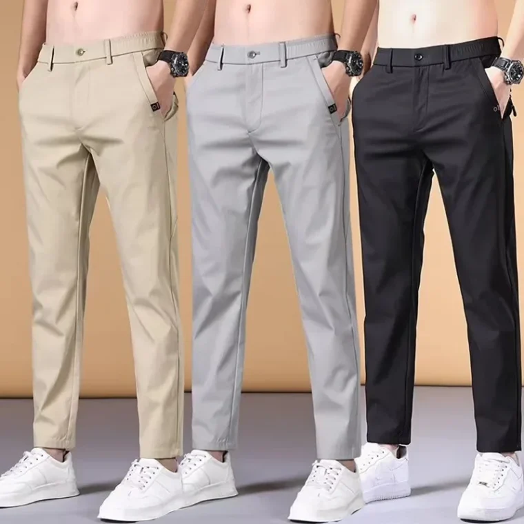 Fashion Men's Pants Summer Suit Pants