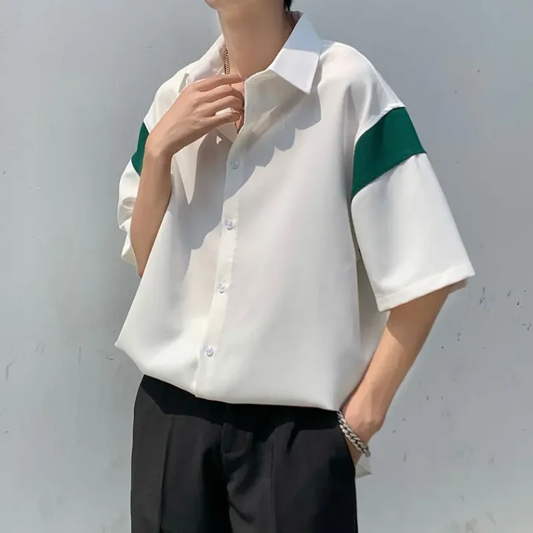 Oversize Niche Loose Bf Shirt - Image 5