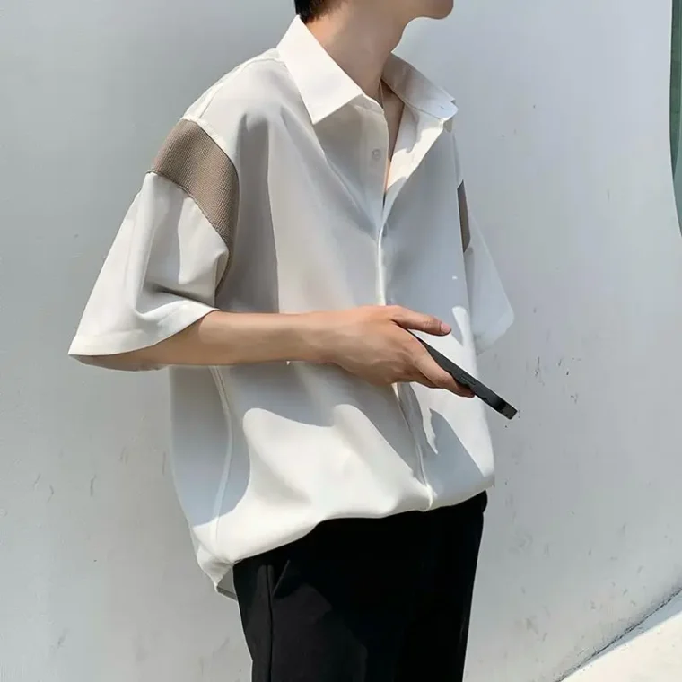 Oversize Niche Loose Bf Shirt - Image 4